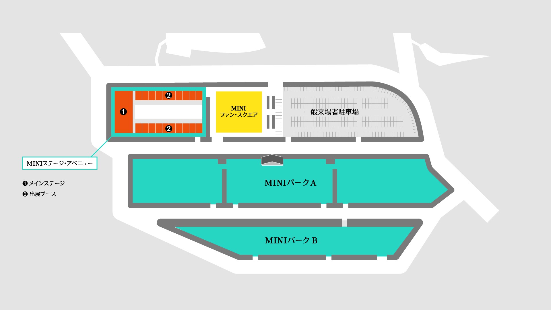 MINI UNITED JAPAN 2026 with MINI LIVE! 会場レイアウト